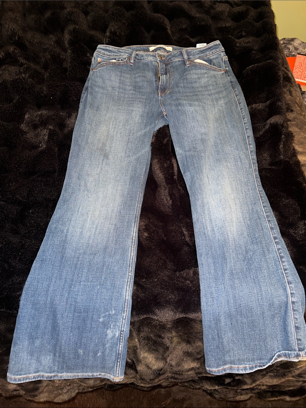 Idyllwind Light Blue Flared Wide Leg Jeans